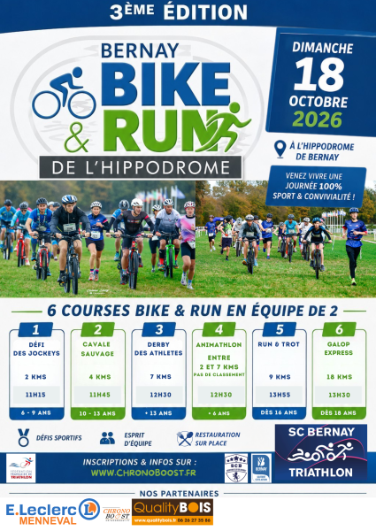 Bike & Run de l'Hippodrome - Bernay